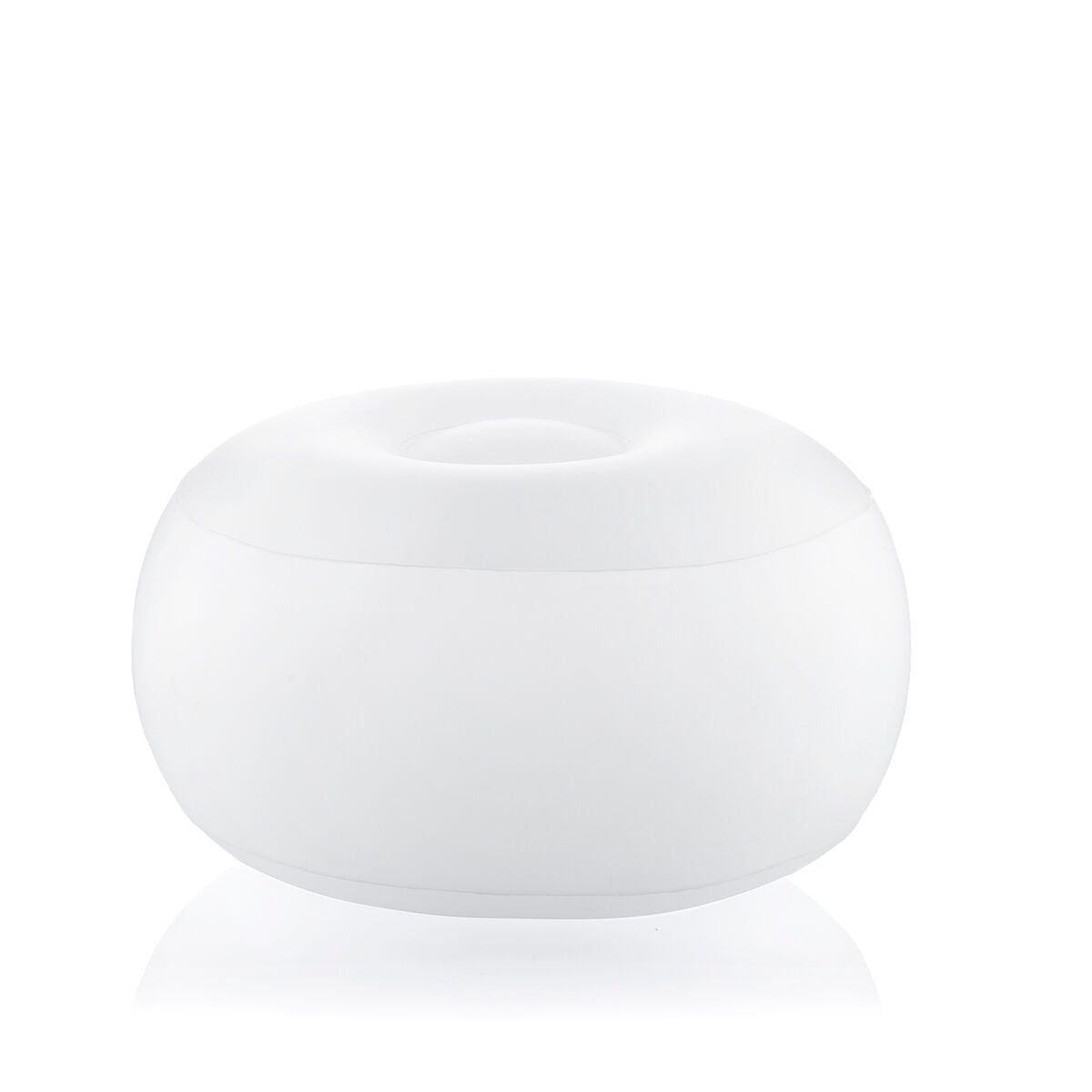 The inflated LED seat shown alone on a white background, highlighting its basic shape and color without activated lighting.