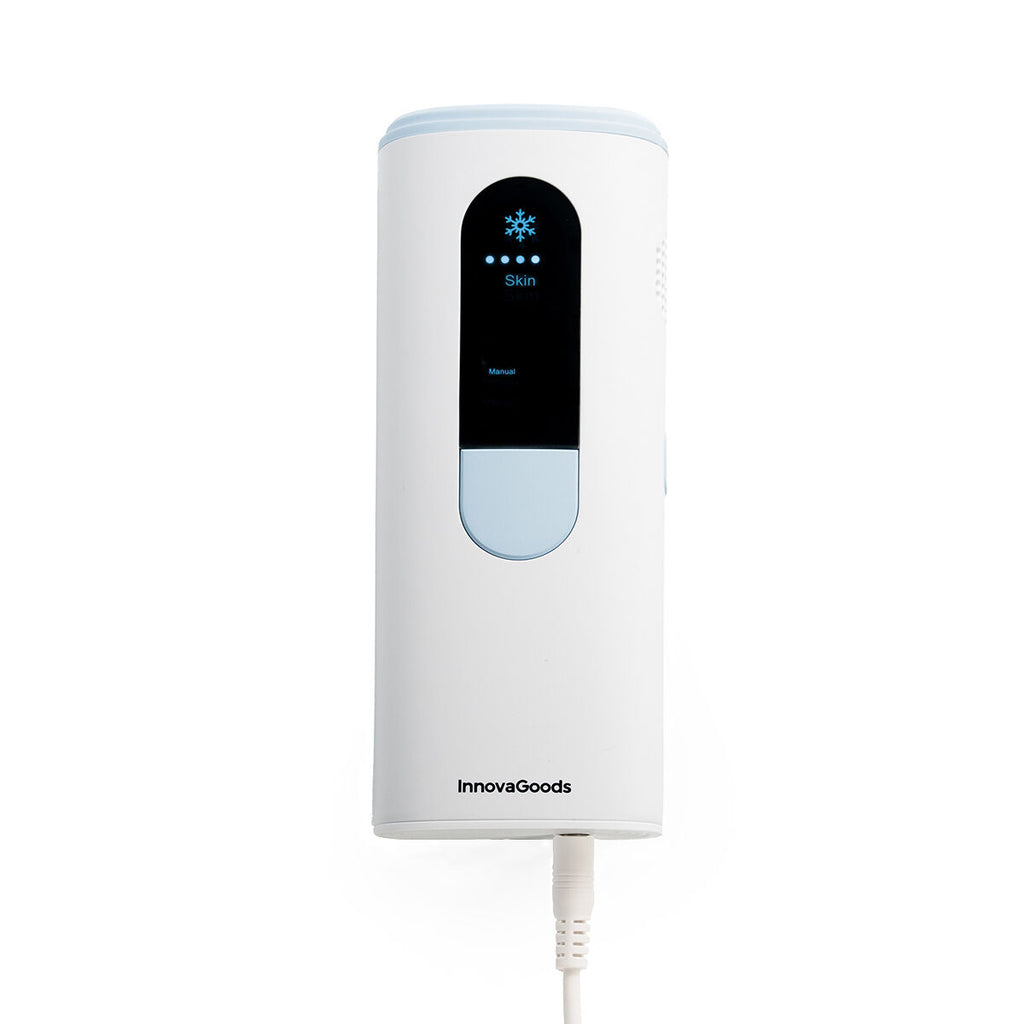 A clean, front-facing image of the Pulsed Light Hair Remover with its digital display visible. The branding 'InnovaGoods' is printed on it.